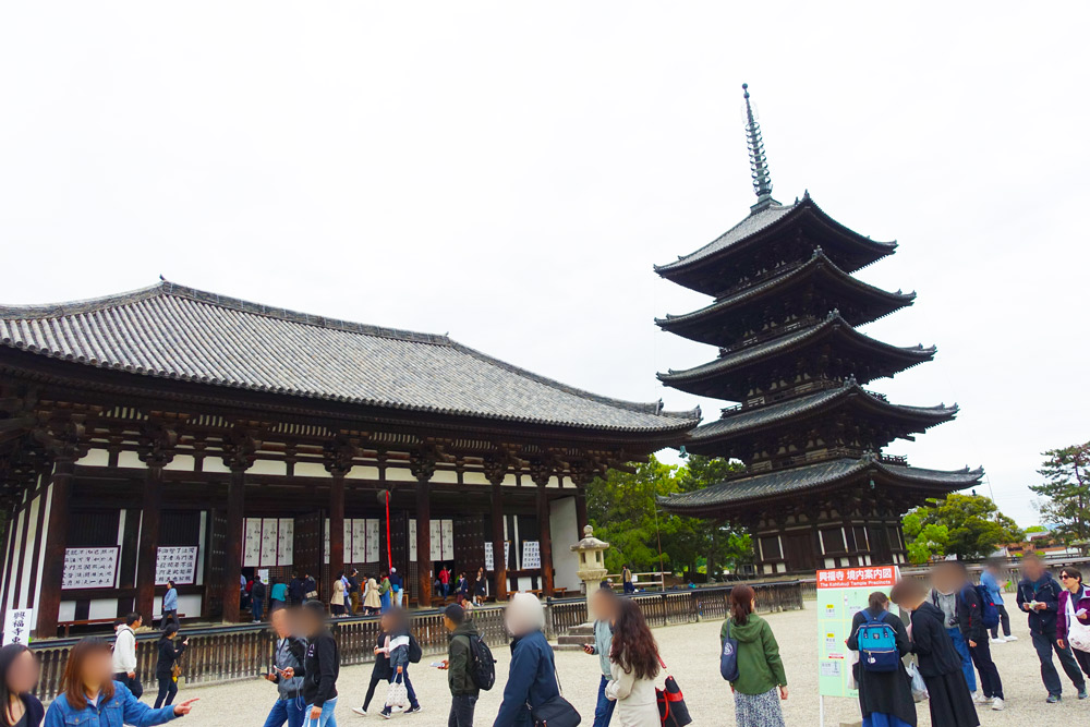 興福寺の中金堂（ちゅうこんどう）